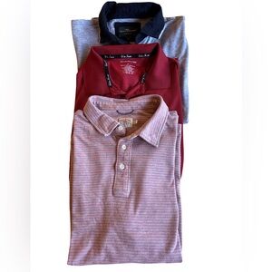 3 nice large men’s Polo Shirts: Urban Frontier, Todd & Gunn, and Faherty